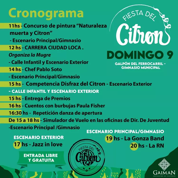 Actividades Fiesta del Citron