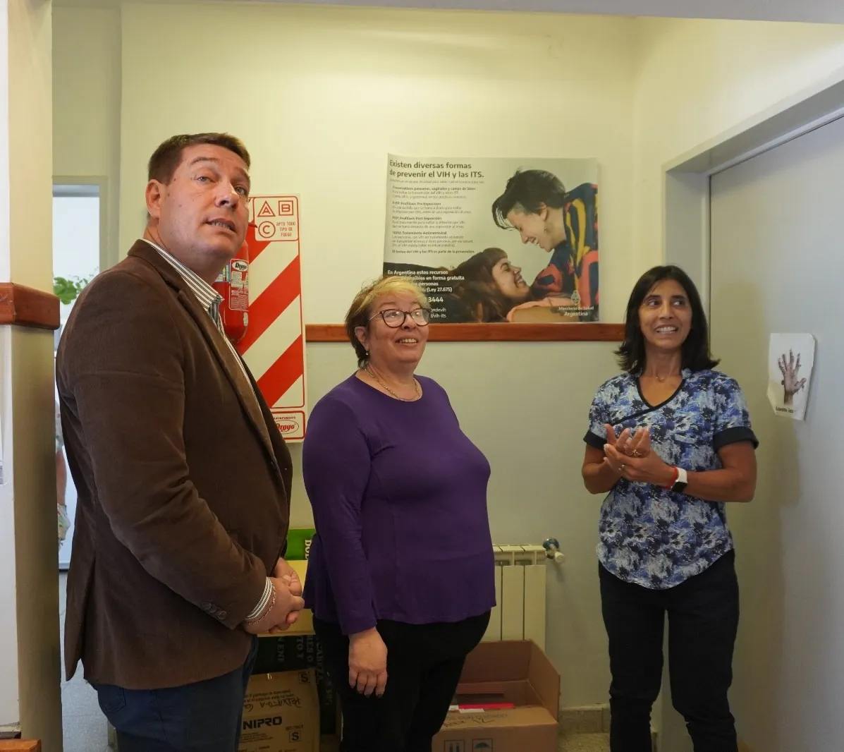 Ministra Monasterolo e Intendente Biss