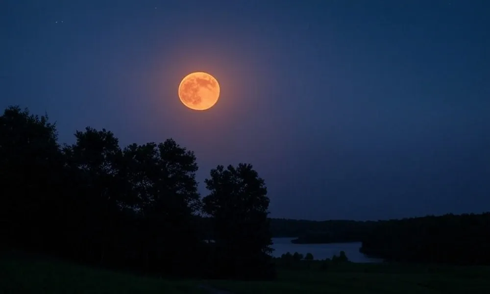 Luna de sangre (Foto: Grok)