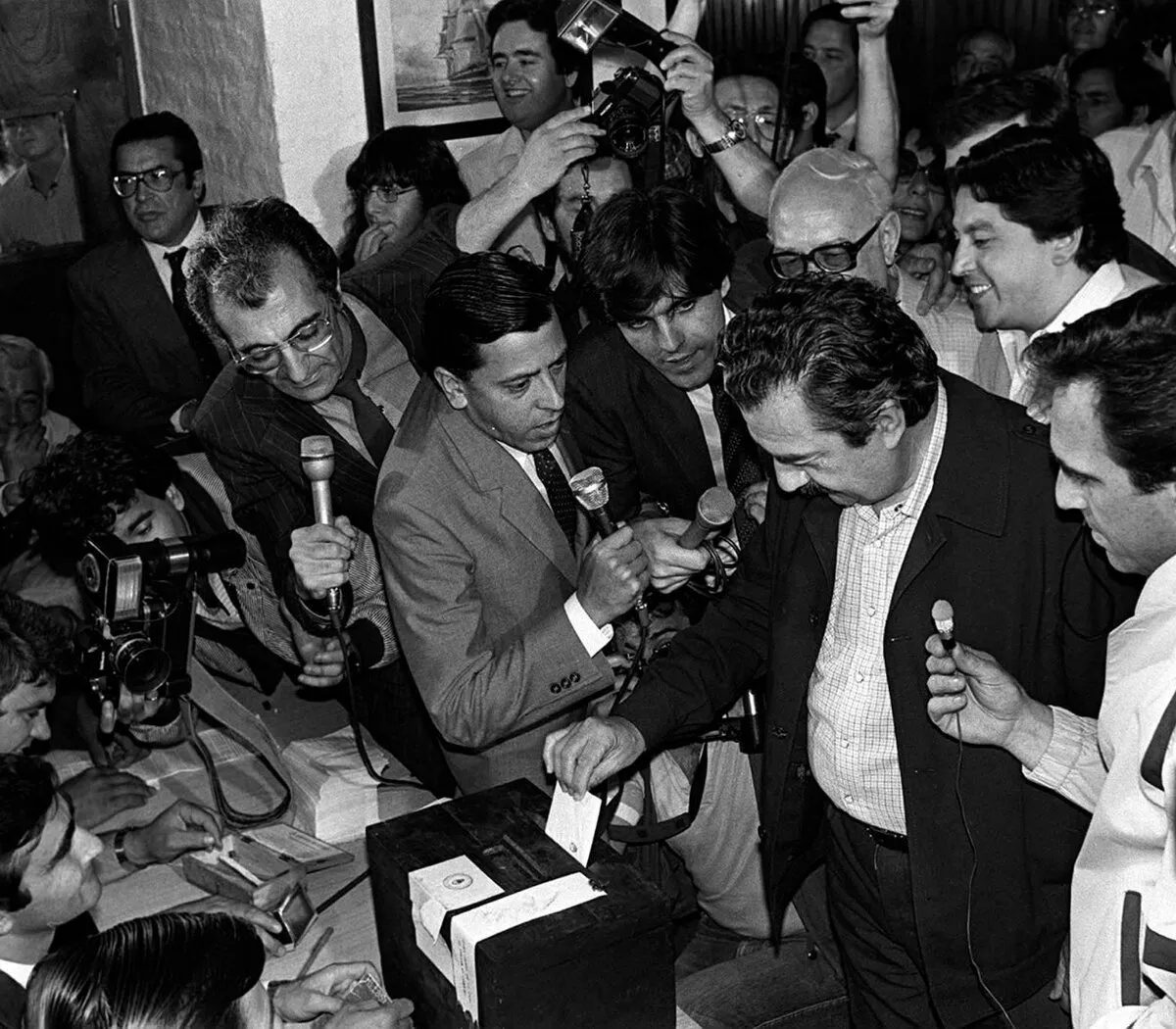 El voto de Raúl Alfonsín