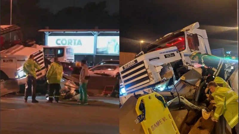 Muertos Al Desprenderse Un Contenedor En Panamericana