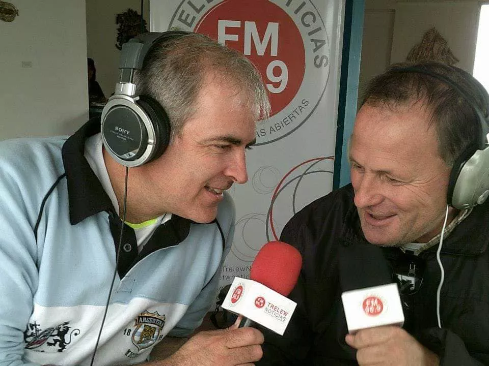 Rubén Darío Vega junto a Diego Castro