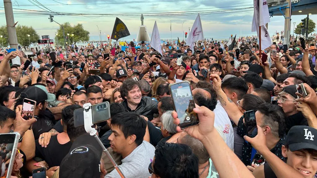Javier Milei en Puerto Madryn