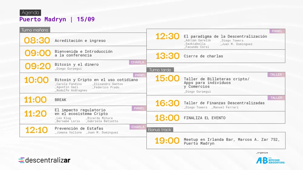 Descentralizar Puerto Madryn de Bitcoin Argentina Descentralizar Puerto Madryn de Bitcoin Argentina