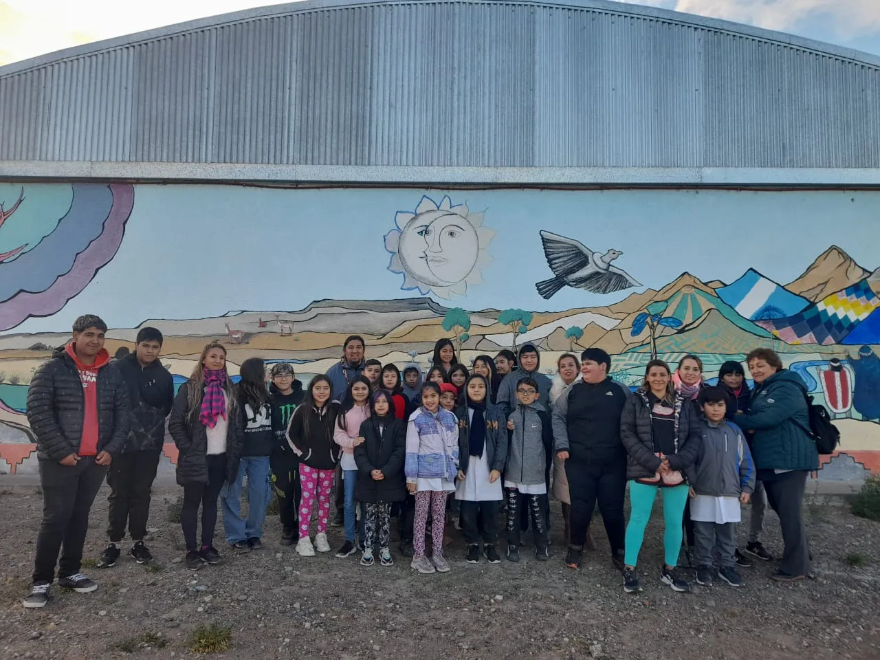 Paseo de pueblos originarios en Trelew