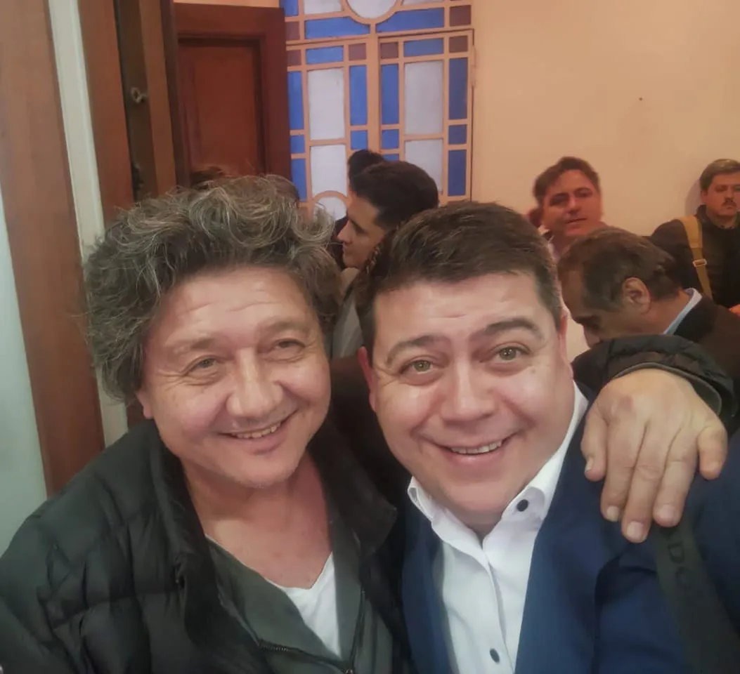 César Treffinger junto a Carlos Kikuchi César Treffinger junto a Carlos Kikuchi