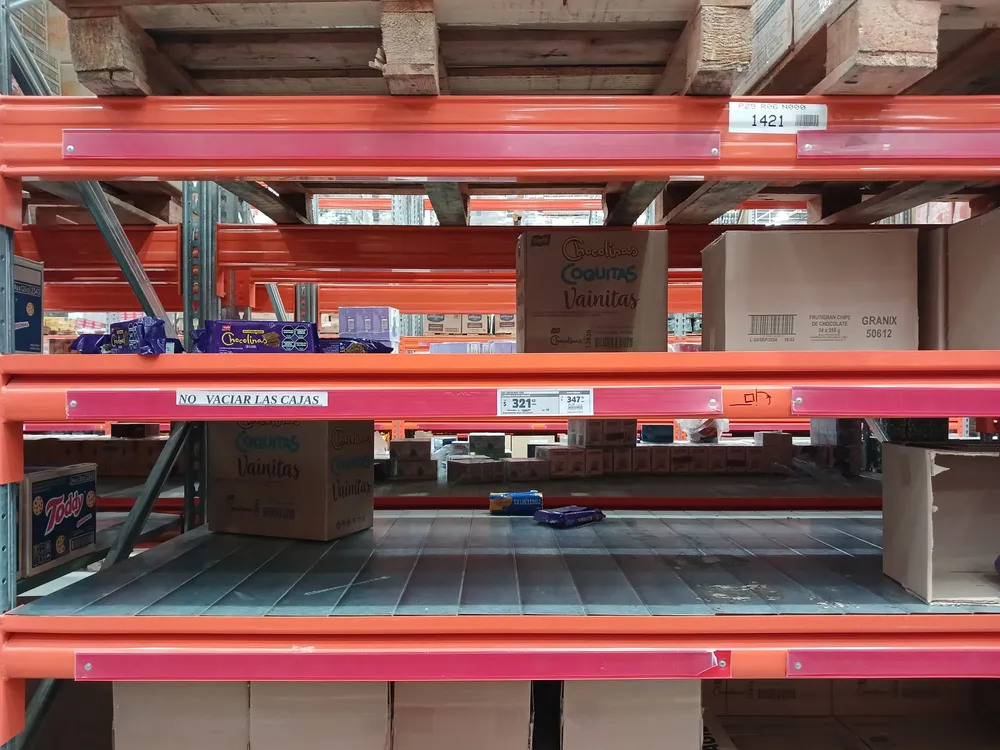 Faltante de productos