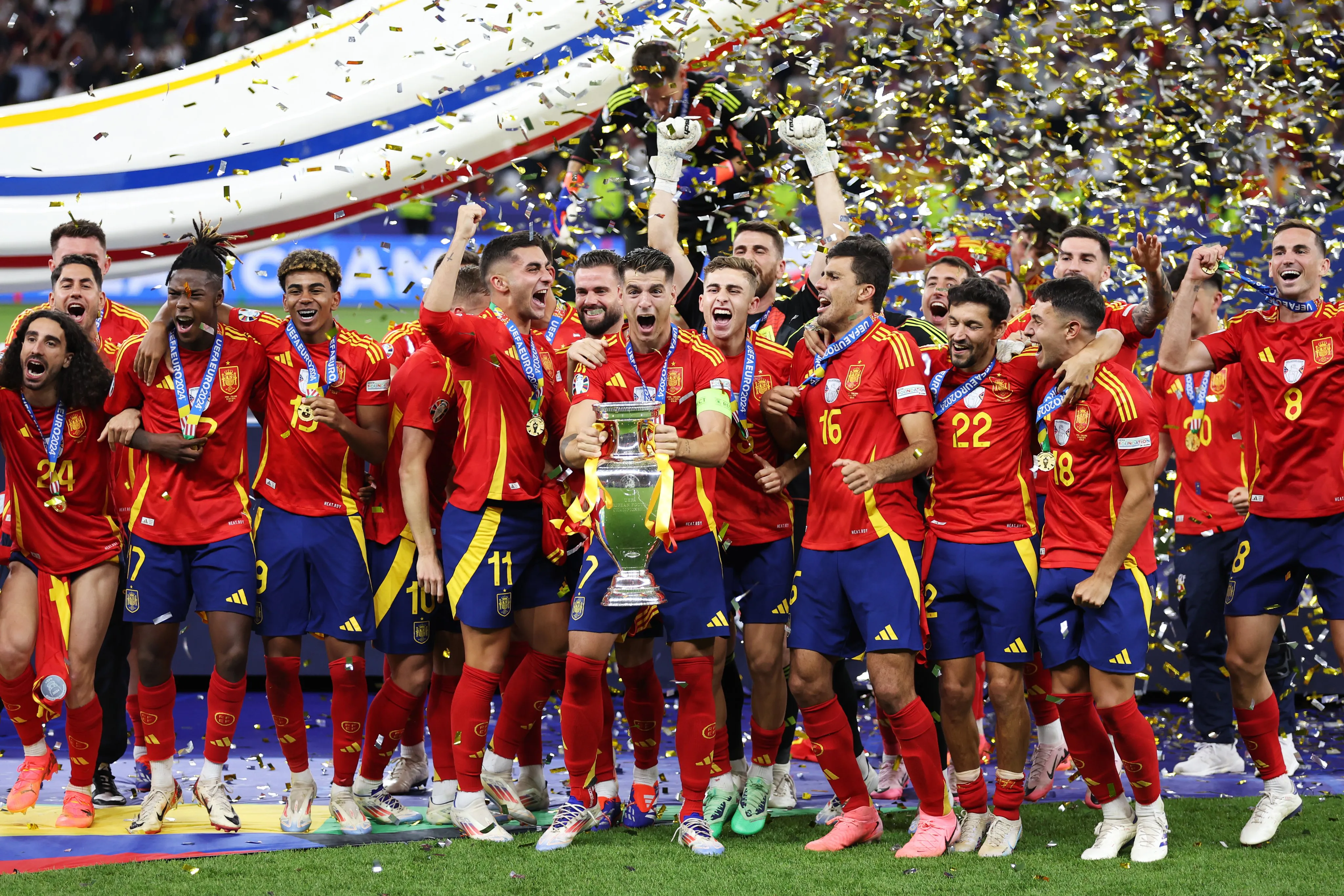 GANÓ ESPAÑA Y ES EL CAMPEÓN DE LA EUROCOPA