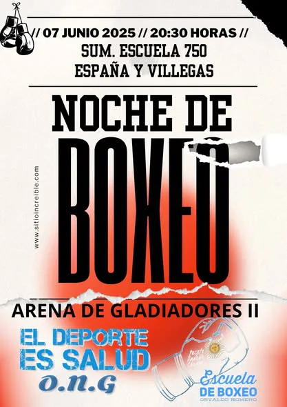 Boxeo en Puerto Madryn. 2