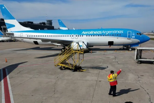 Avión de Aerolíneas Argentinas