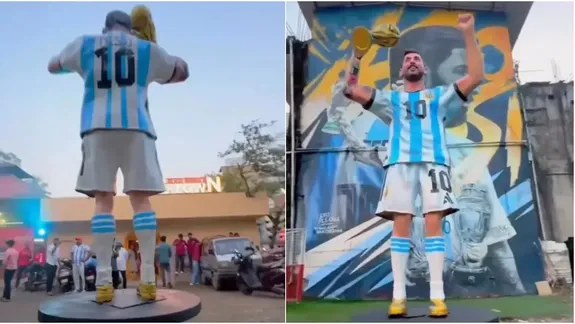 LA ESTATUA DE MESSI QUE NO SE PARECE A MESSI
