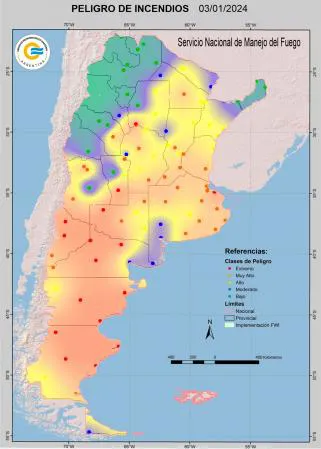 Mapa Incendios 