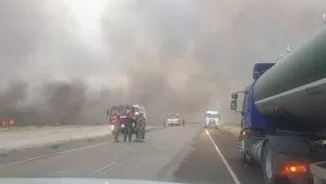 INCENDIO PUERTO PIRAMIDES