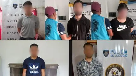 Los cinco detenidos de la "Banda del Ford ka"