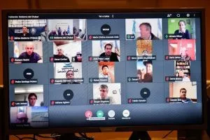 Reunión virtual de intendentes y el gobernador