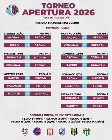 La competencia llevará el nombre Eddie Roberson y marcará el inicio de la temporada. 1