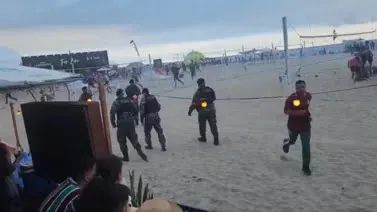 LA LOCURA QUE VIVIERON LOS HINCHAS DE BOCA EN LA PLAYA