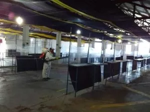 Cooperativa Cuntex realizan desinfecciones en espacios públicos