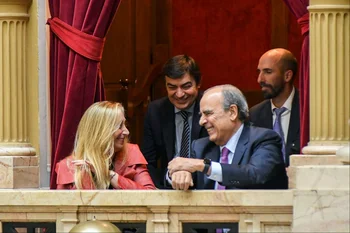 karina Milei en el congreso 1