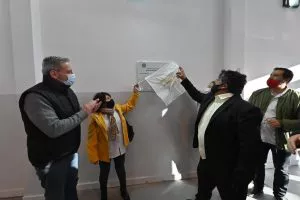 Arcioni inauguró el un SUM en el Paraje El Escorial