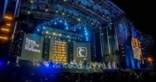 Escenario de la Fiesta Nacional de la Manzana