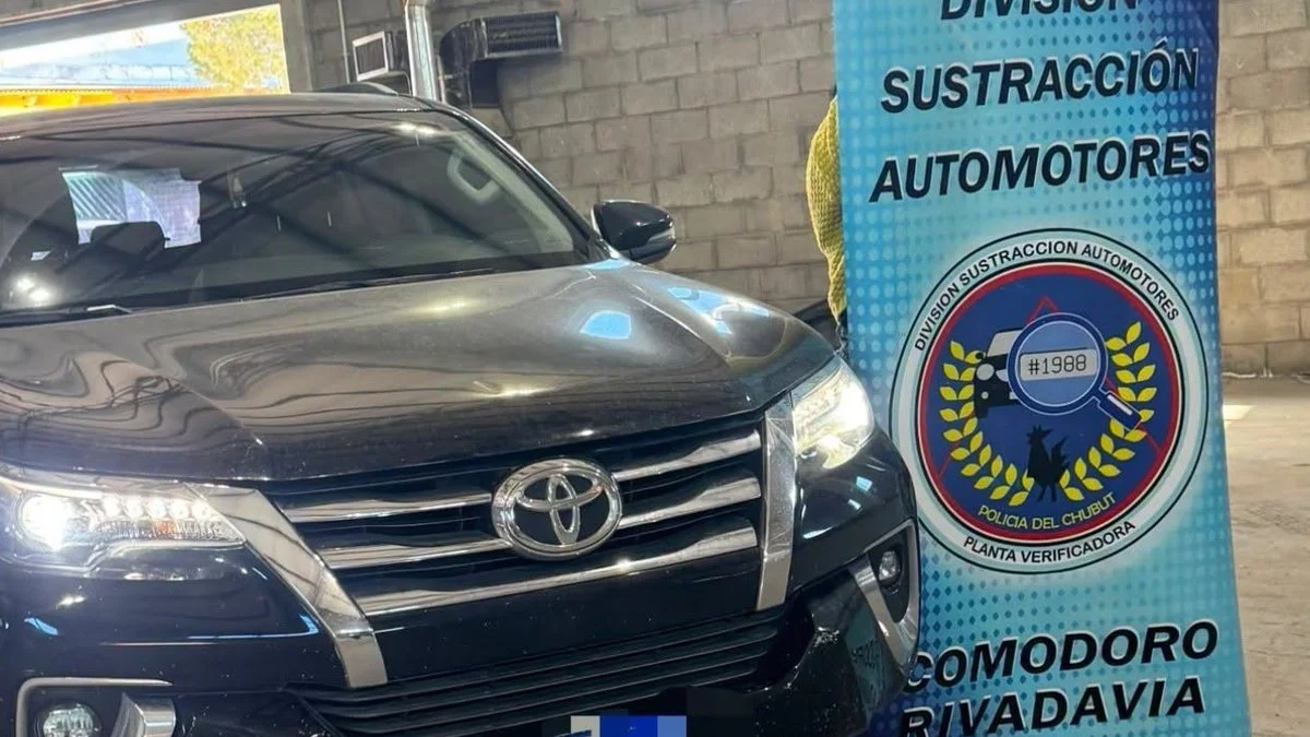 Incautan camioneta en Comodoro