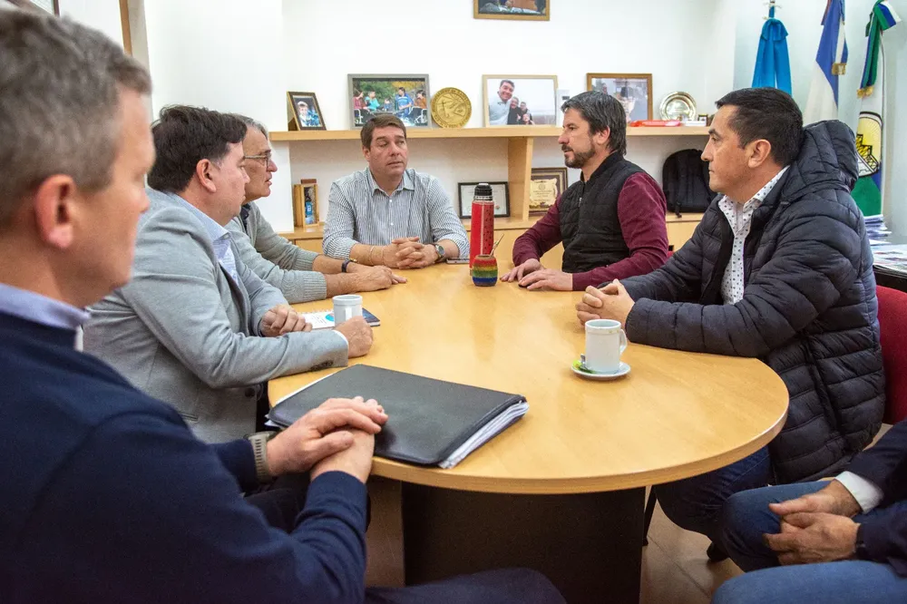 Biss se reunió con Merino para fortalecer el trabajo regional entre Rawson y Trelew