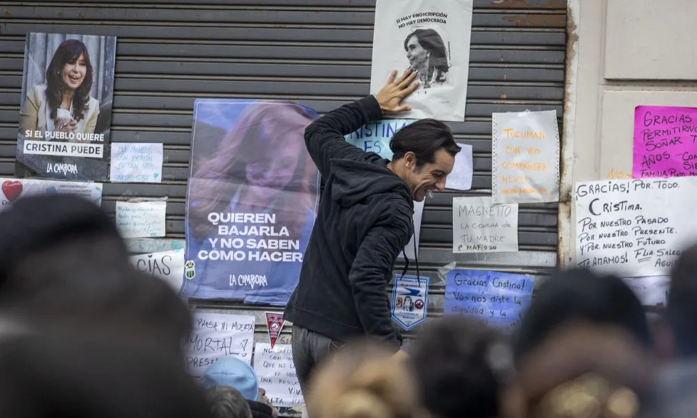 Militante en apoyo de Cristina foto Noticias Argentinas