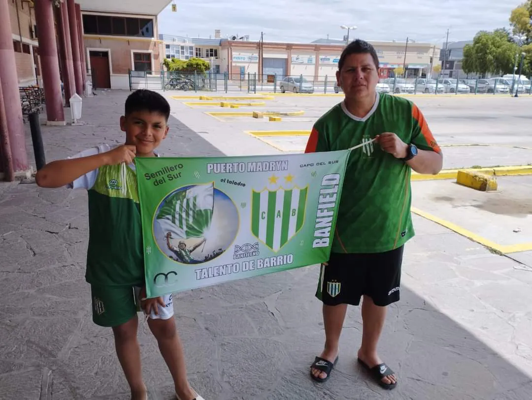 EL MADRYNENSE MATEO ACOSTA VIAJO A BANFIELD