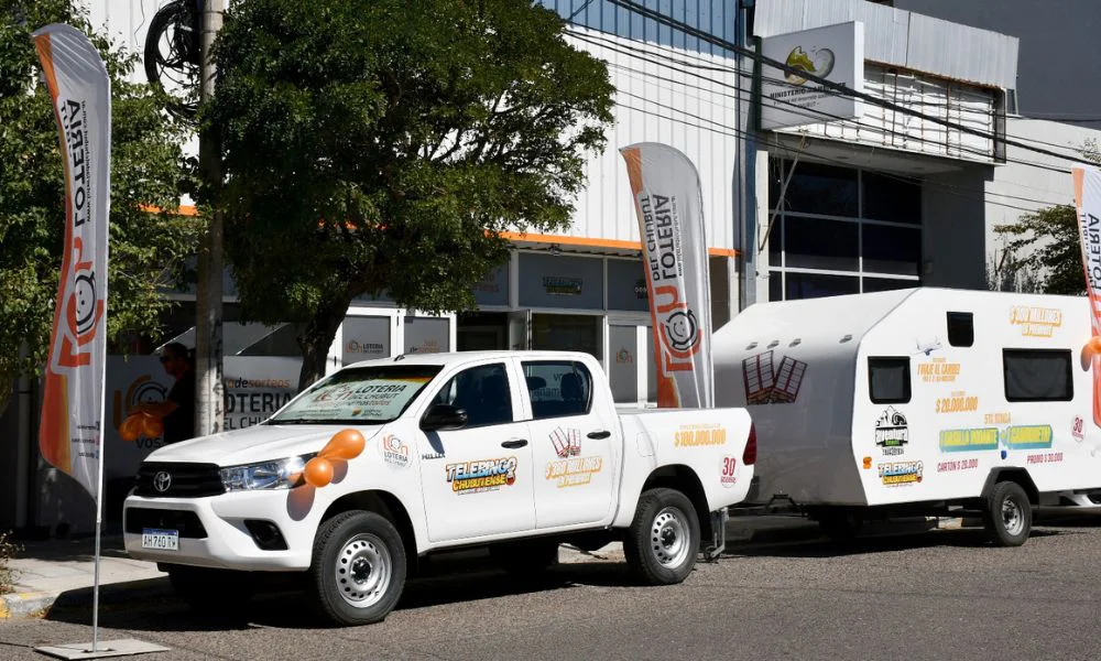 El premio mayor del Súper Telebingo, una camioneta y una casilla rodante