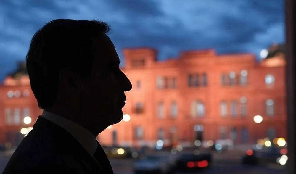 foto IA Grok silueta Nisman