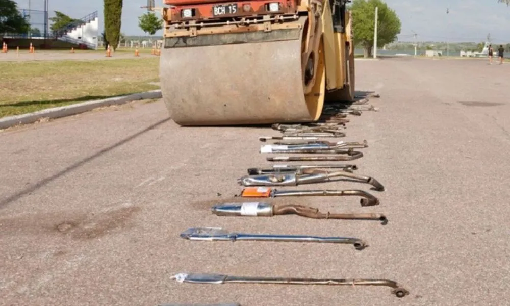 Destruyen escapes ruidosos foto La Arena