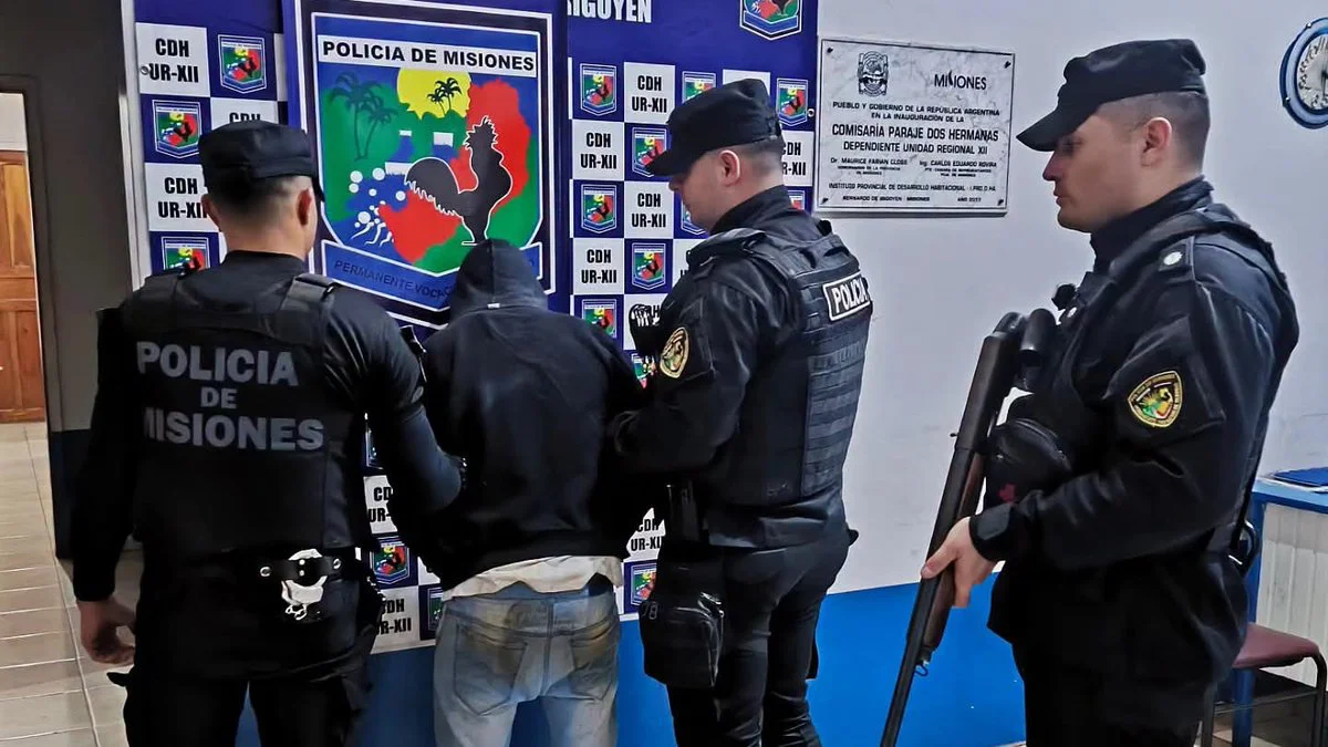 Detenido con moto robada