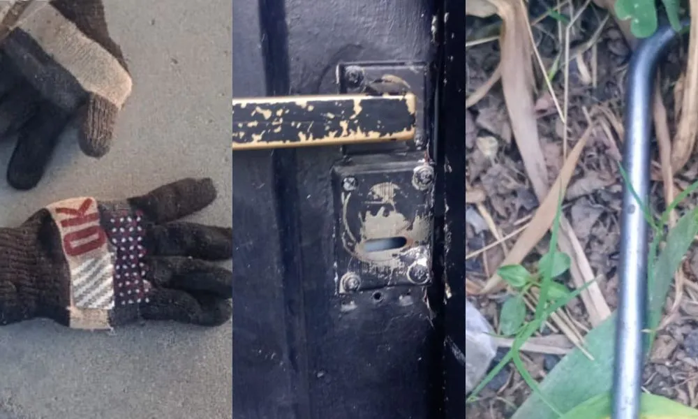 Forzaban la puerta para ingresar