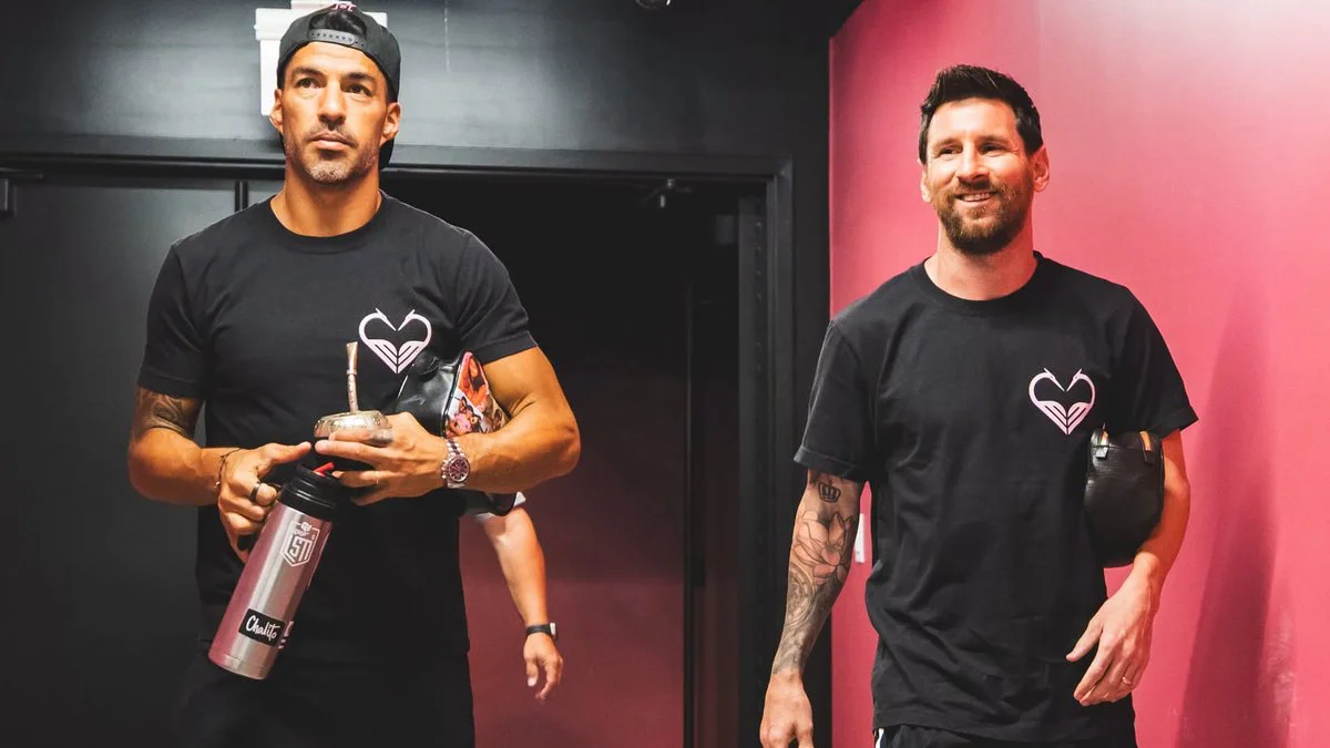 Luis Suárez y Lionel Messi.