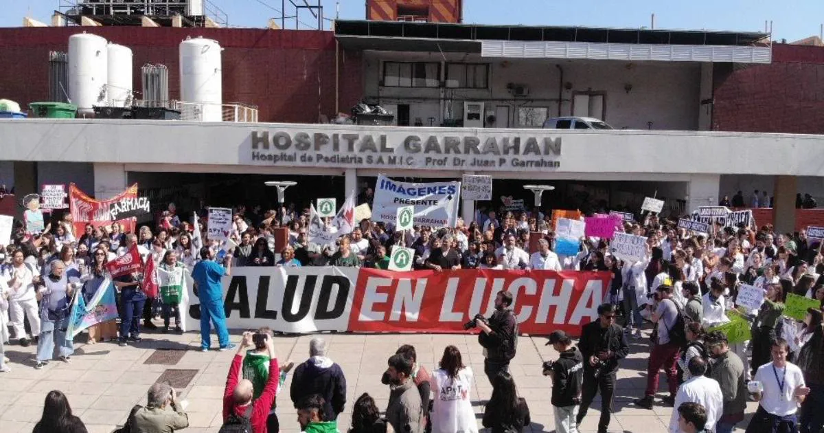 Paro en el hospital Garrahan