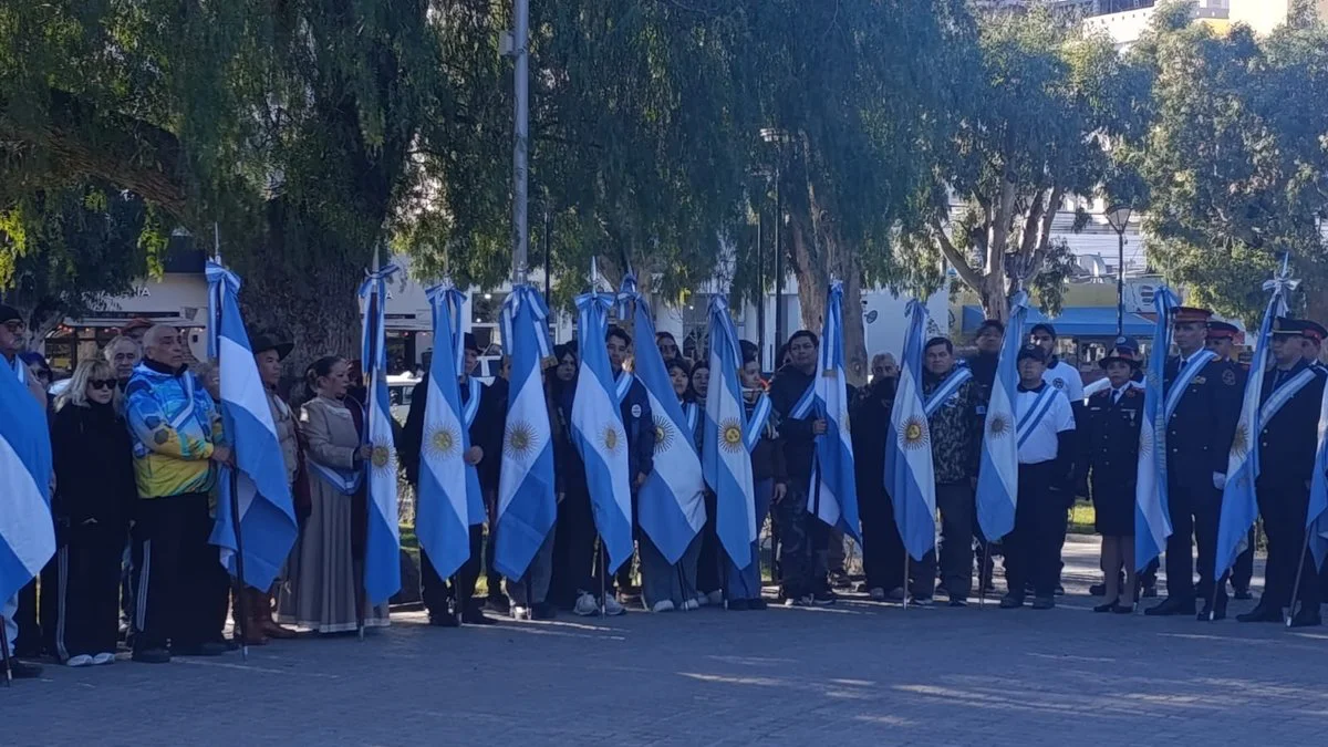 Acto oficial San Martín en Madryn