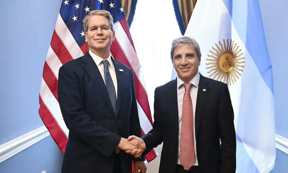 Scott Bessent y Luis Caputo