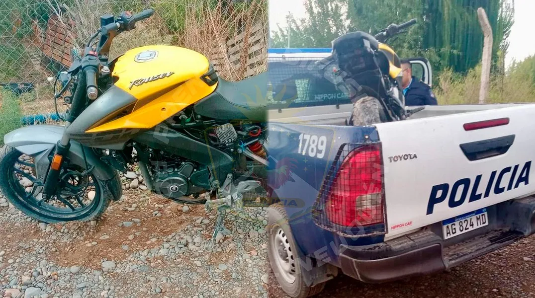 Motocicleta recuperada