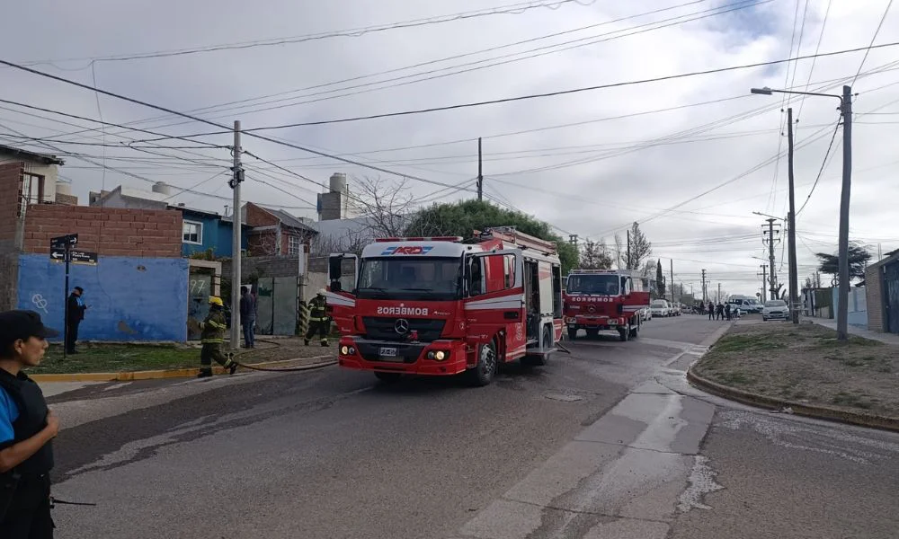 Incendio en Madryn