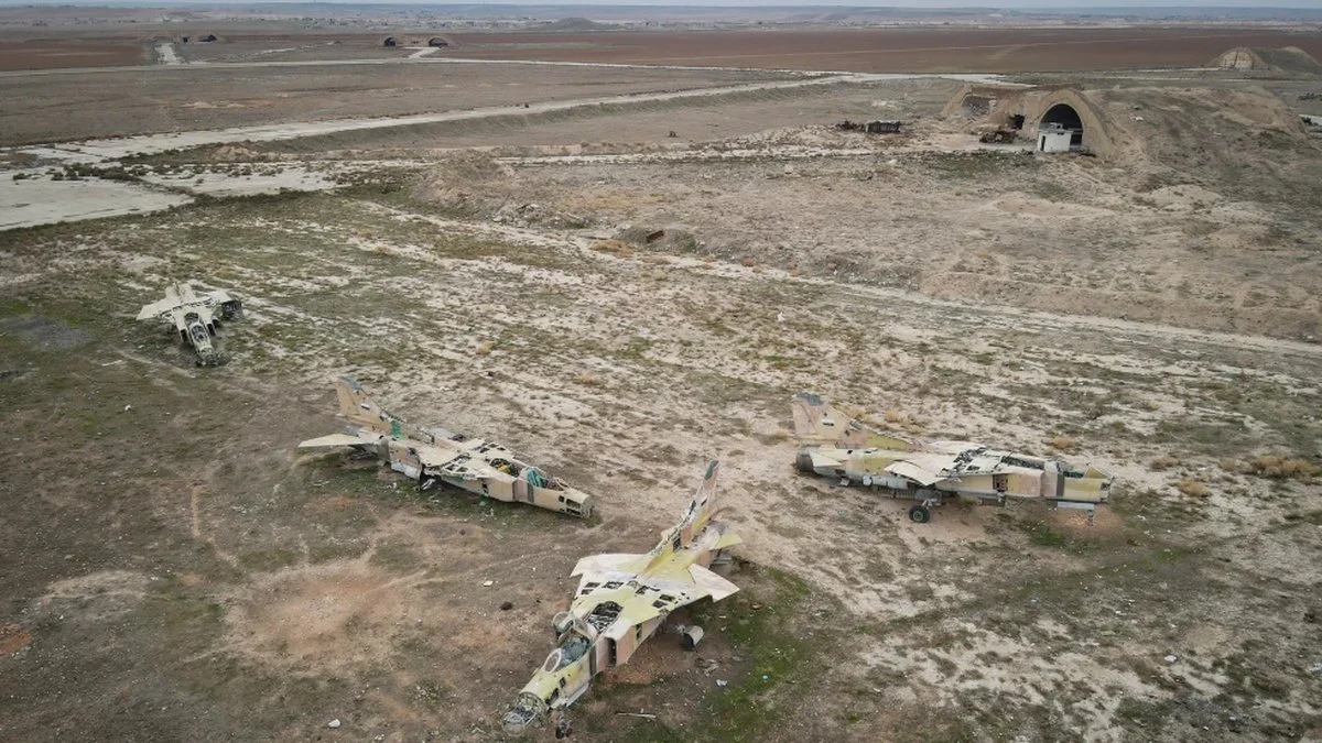 Base aérea de Abu Duhur. Foto AP Foto/Omar Albam, Archivo