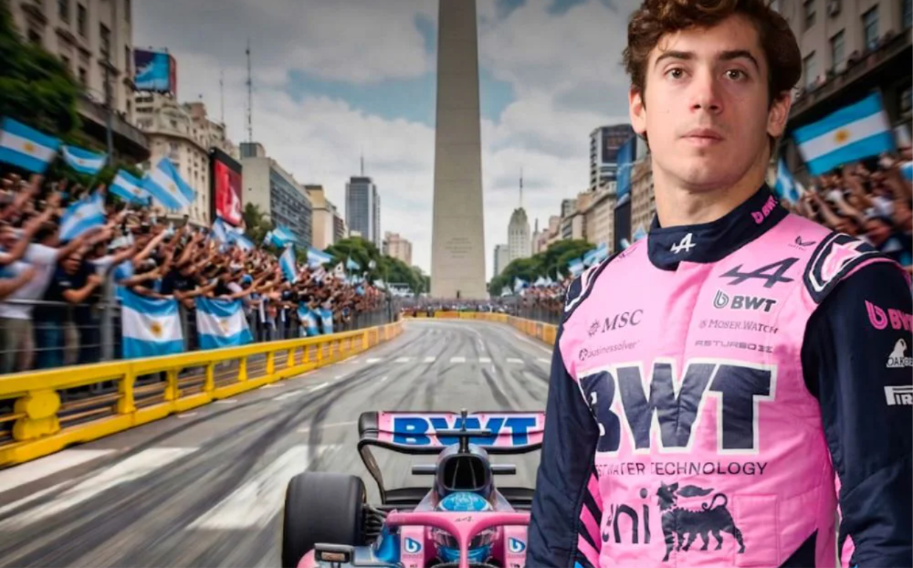El piloto argentino hará una exhibición con un Fórmula 1 en plena ciudad.
