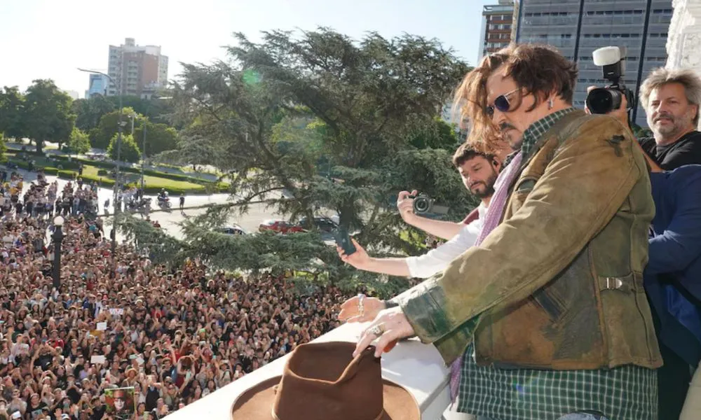 Johnny Depp en Argentina