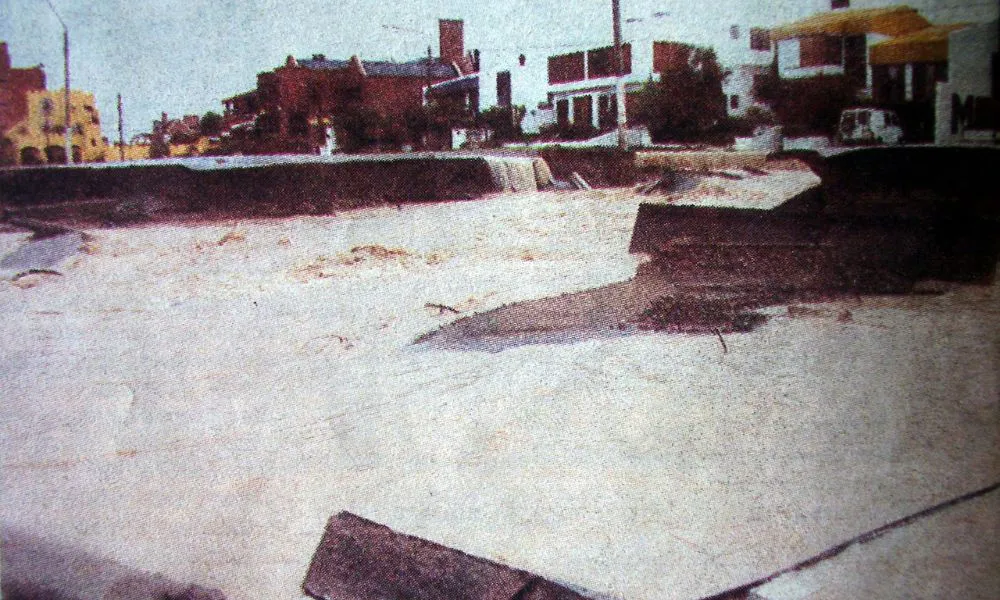27 años de la gran inundación de 1998 en Madryn 3