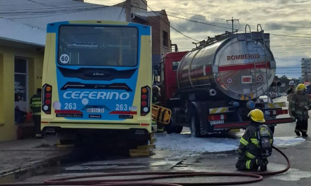 Simulacro de accidente en Madryn