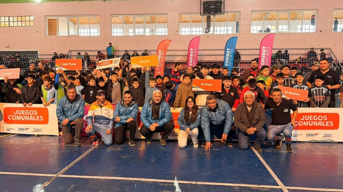 Más de 600 niños son parte del cierre de la primera etapa de Juegos Comunales en El Hoyo y El Maitén