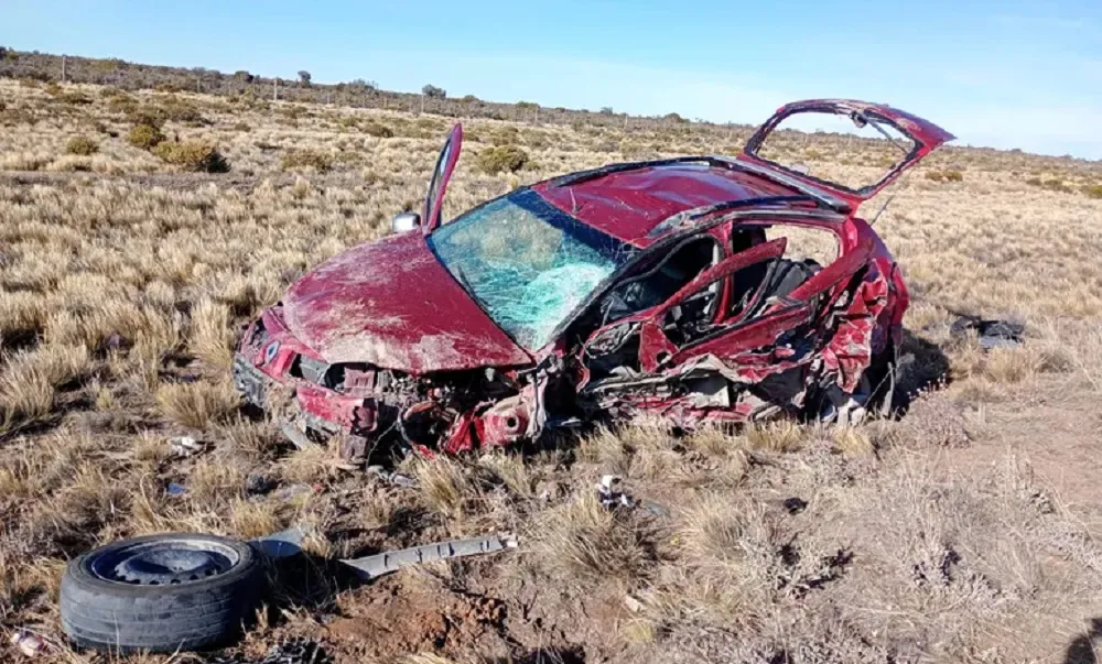 Choque en Ruta 3 cerca de Garayalde (Foto: El Patagónico)