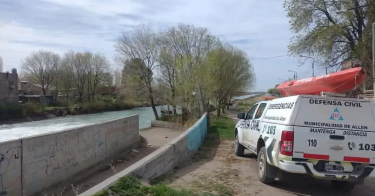 Hallaron sin vida al joven desaparecido en Allen