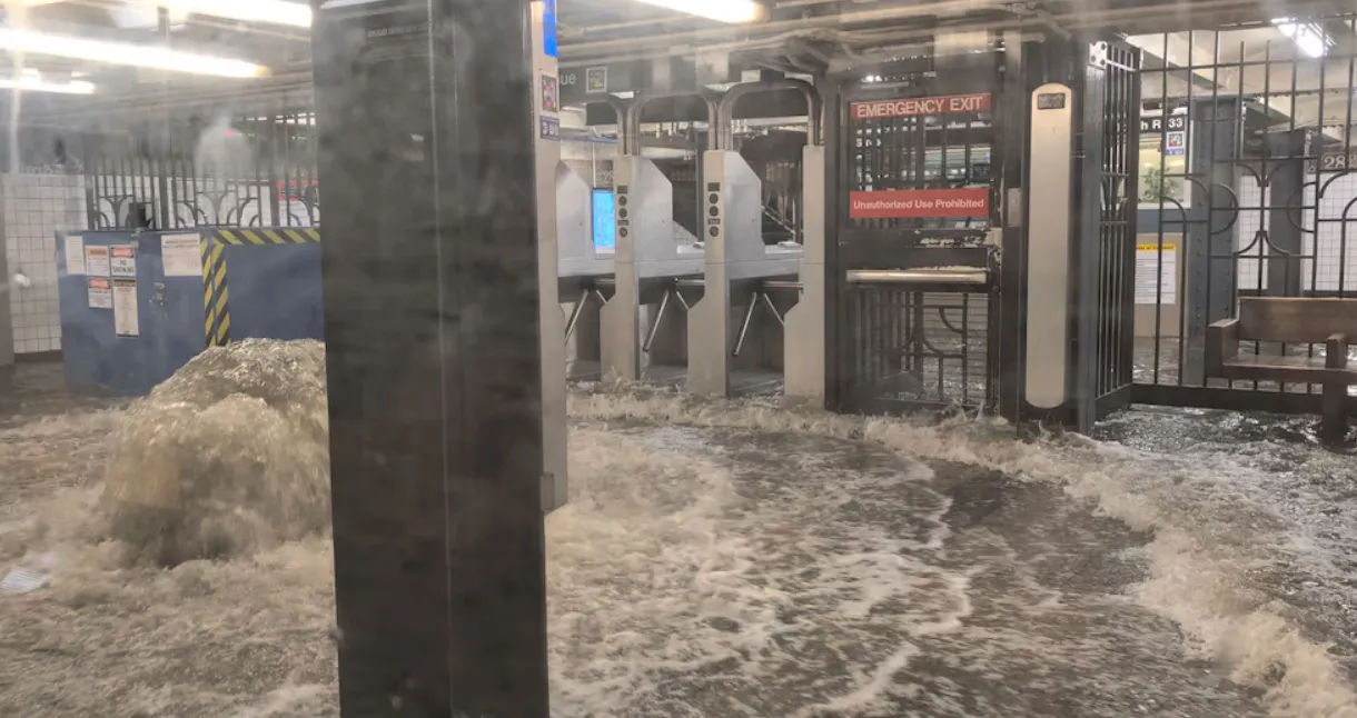 new york inundada
