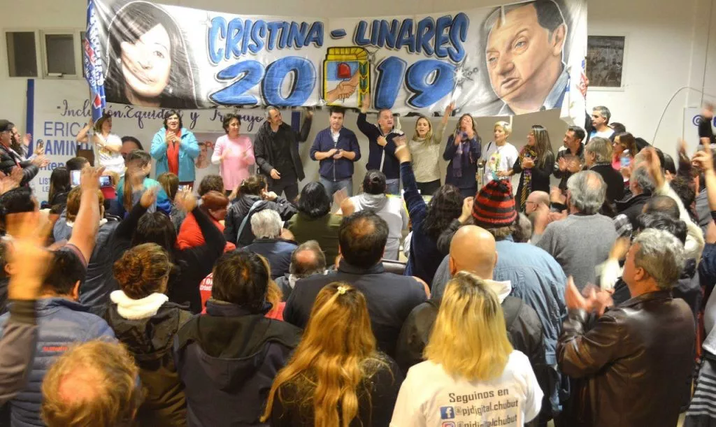 Acto Frente Patriótico en Puerto Madryn